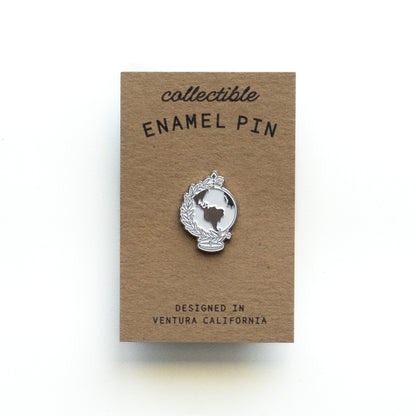 Globe - Enamel Pin