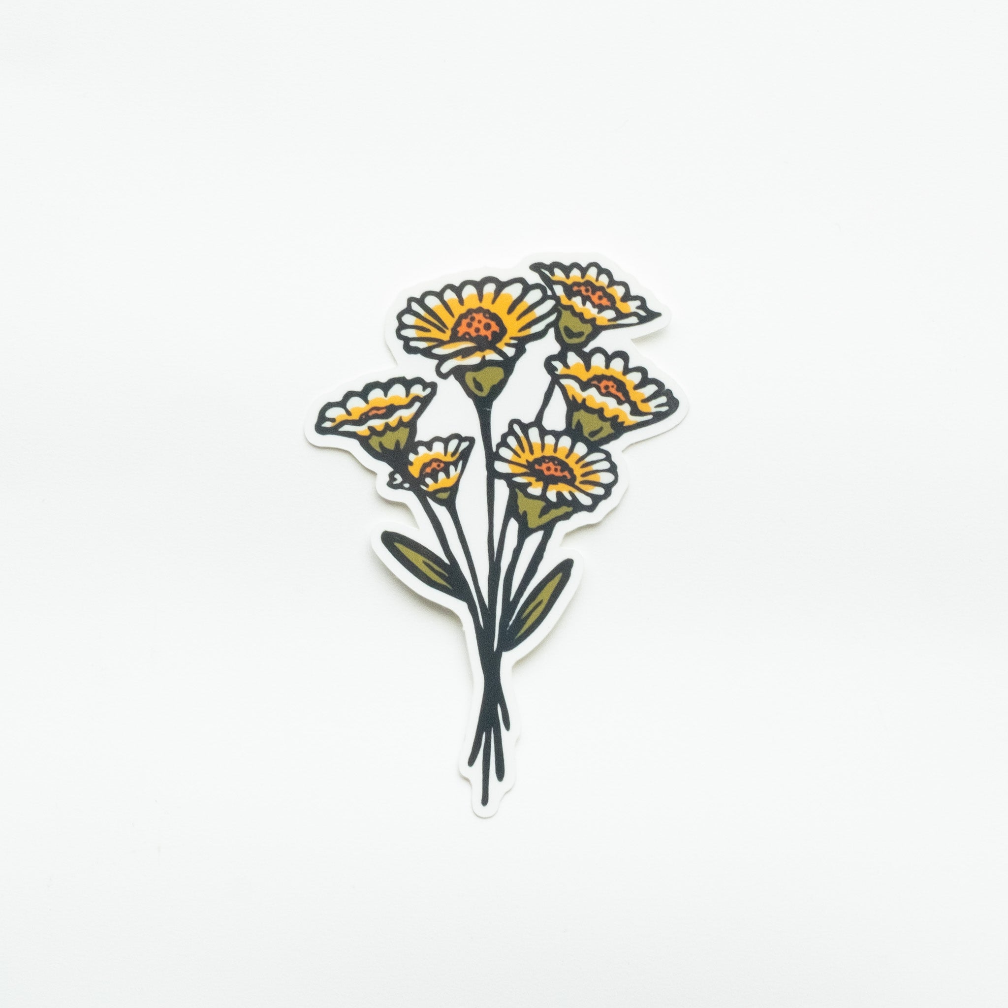 California Native Wildflowers Three Pack of Vinyl Stickers