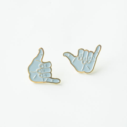 Hang Loose Hand - Enamel Pin - Shaka Sign