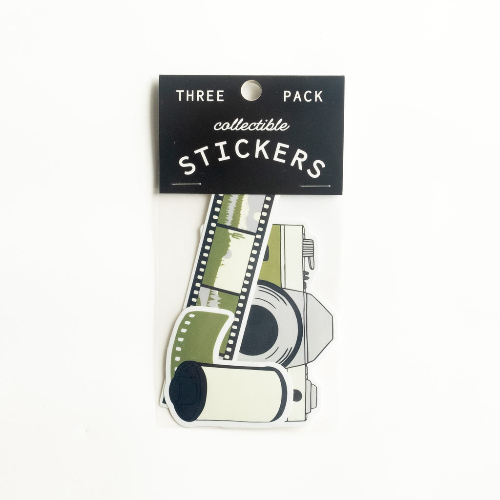 Film Photography Three Pack Of Vinyl Stickers