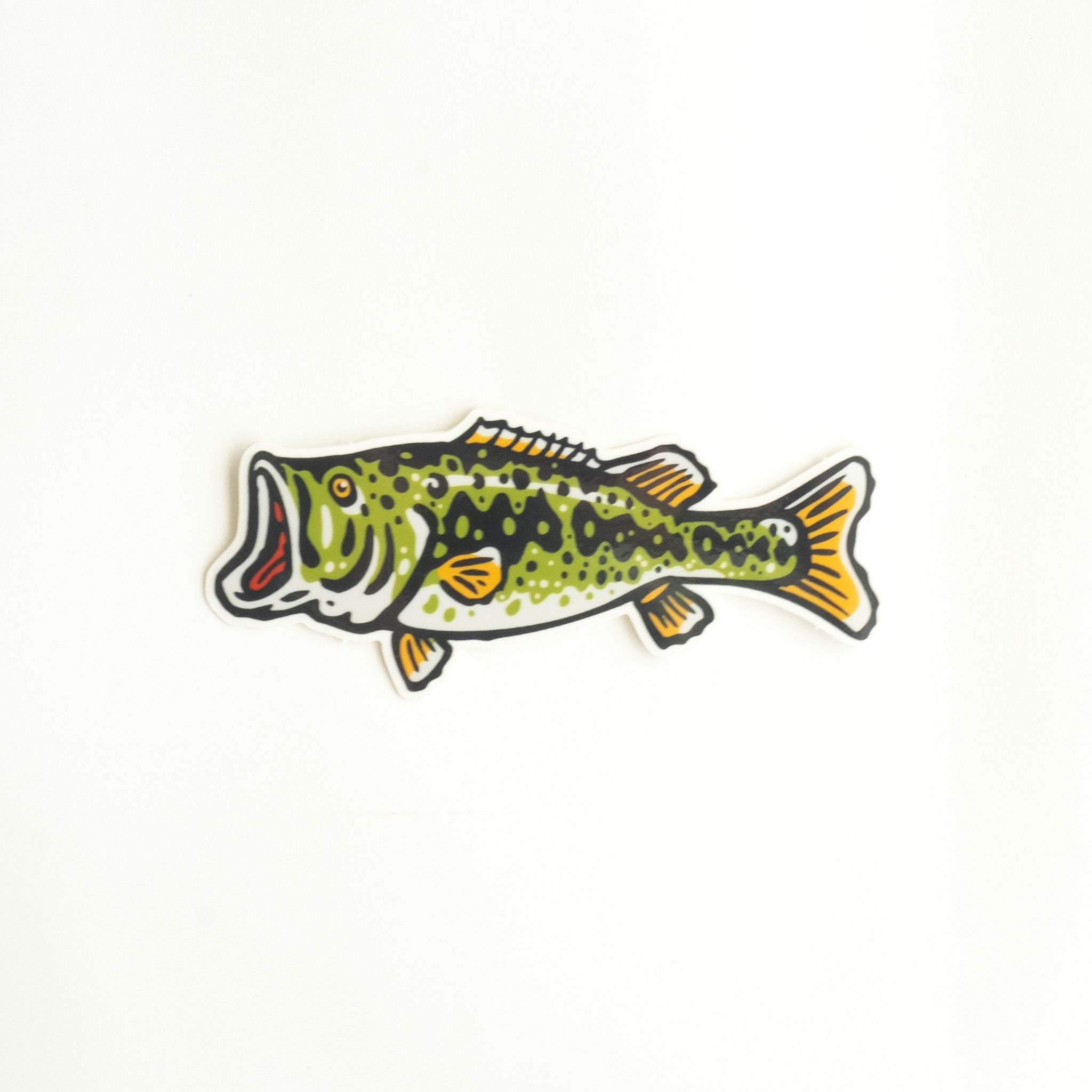 Freshwater Fish Three Pack of Vinyl Stickers