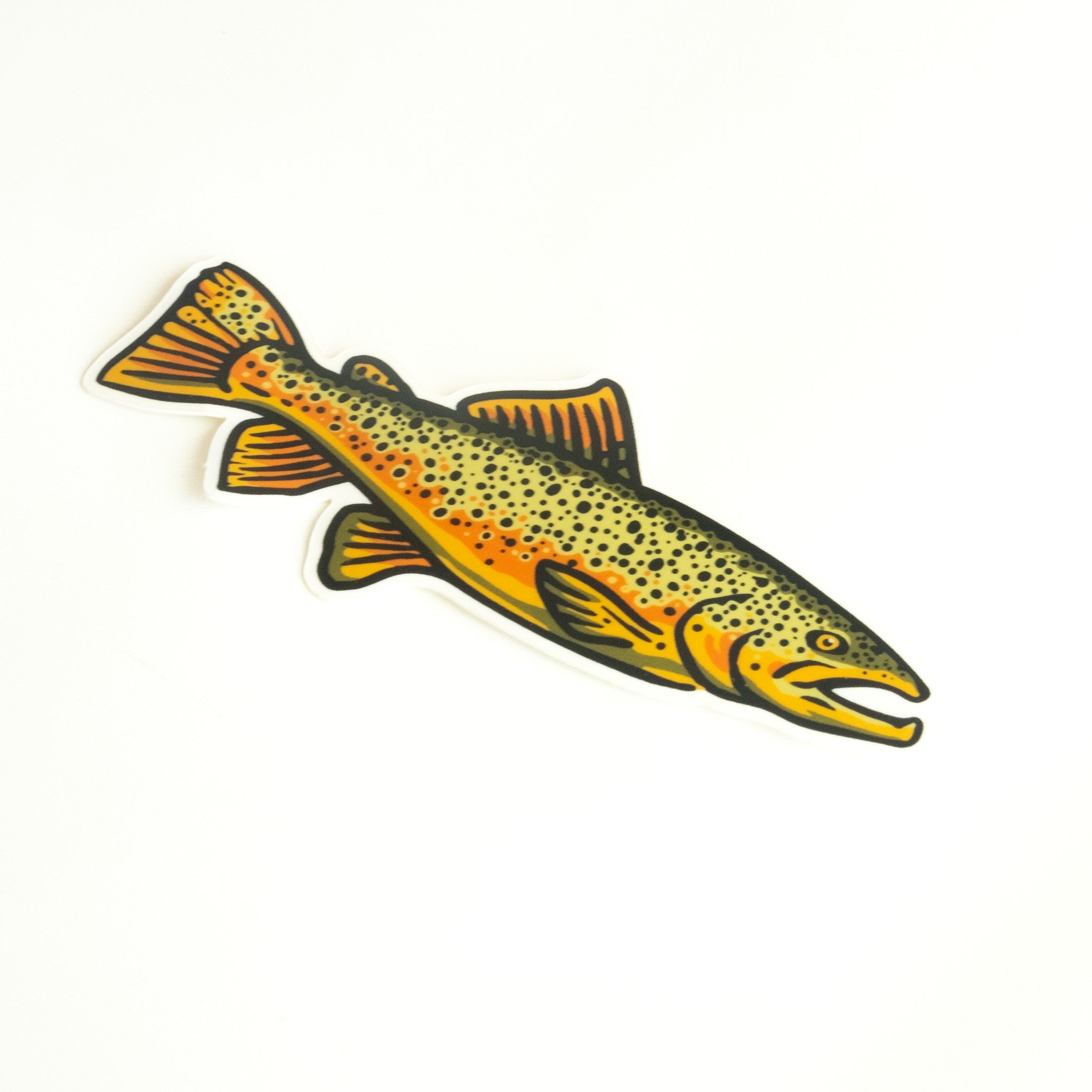 Brown Trout Vinyl Sticker