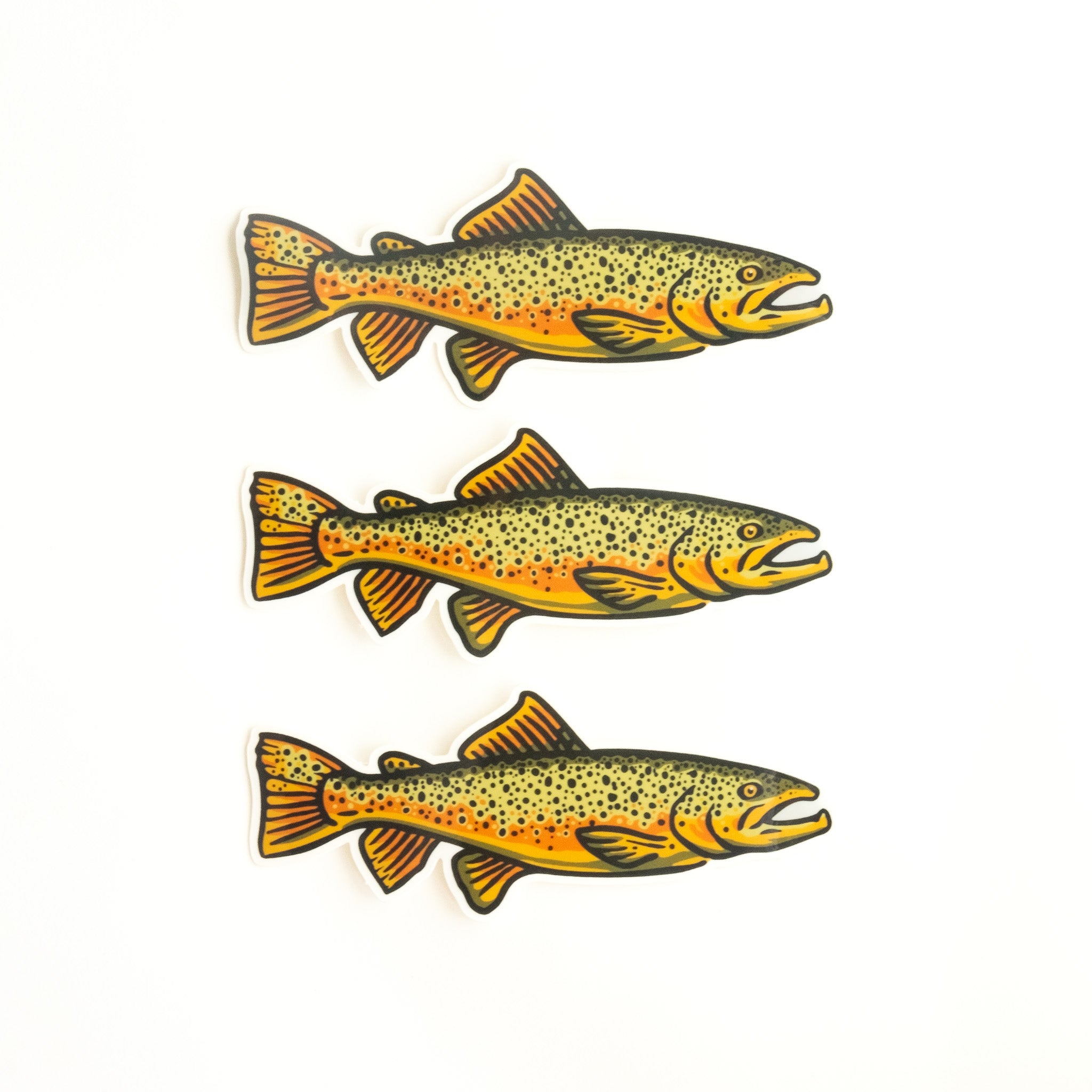 Brown Trout Vinyl Sticker