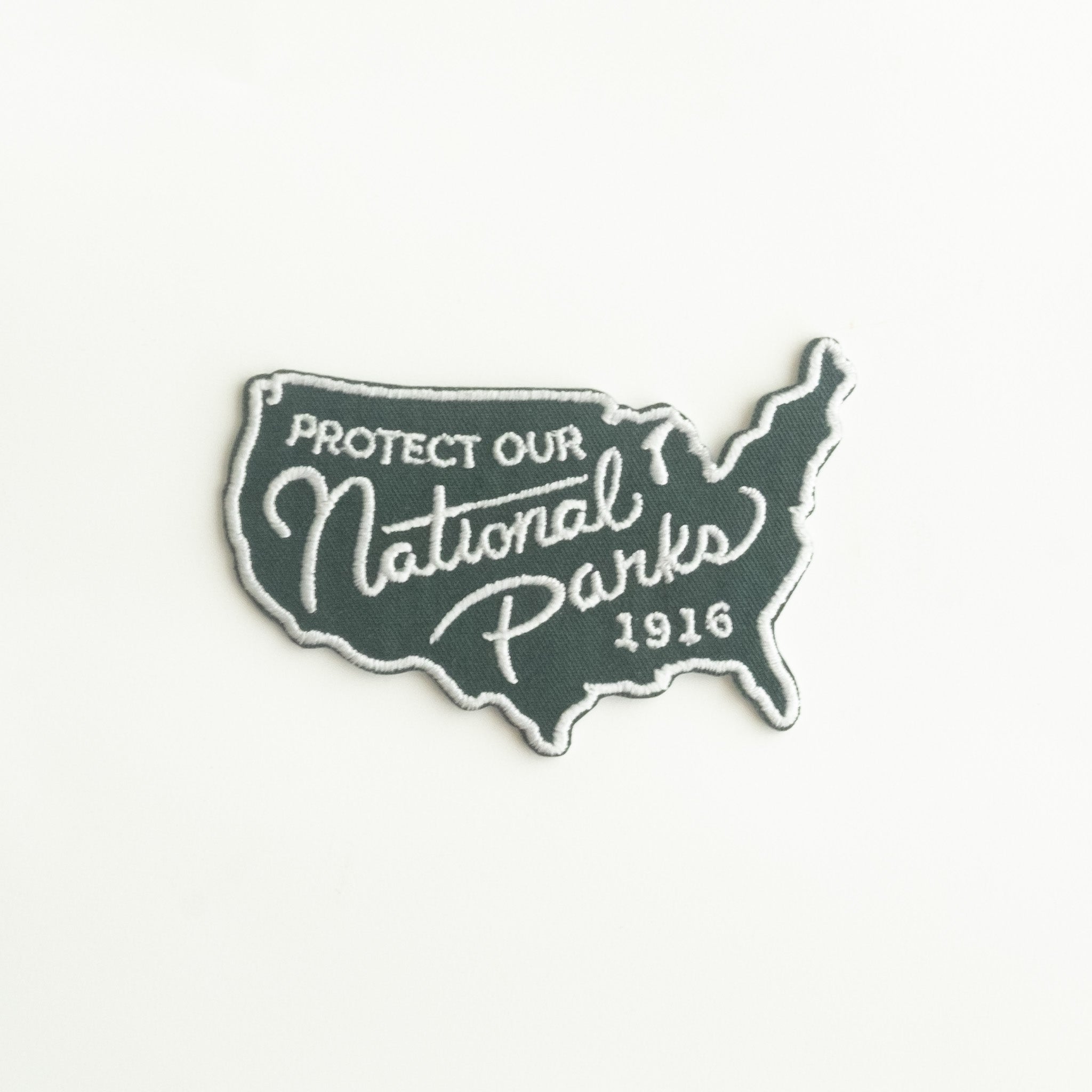 Support Our National Parks - Iron On Patch - USA
