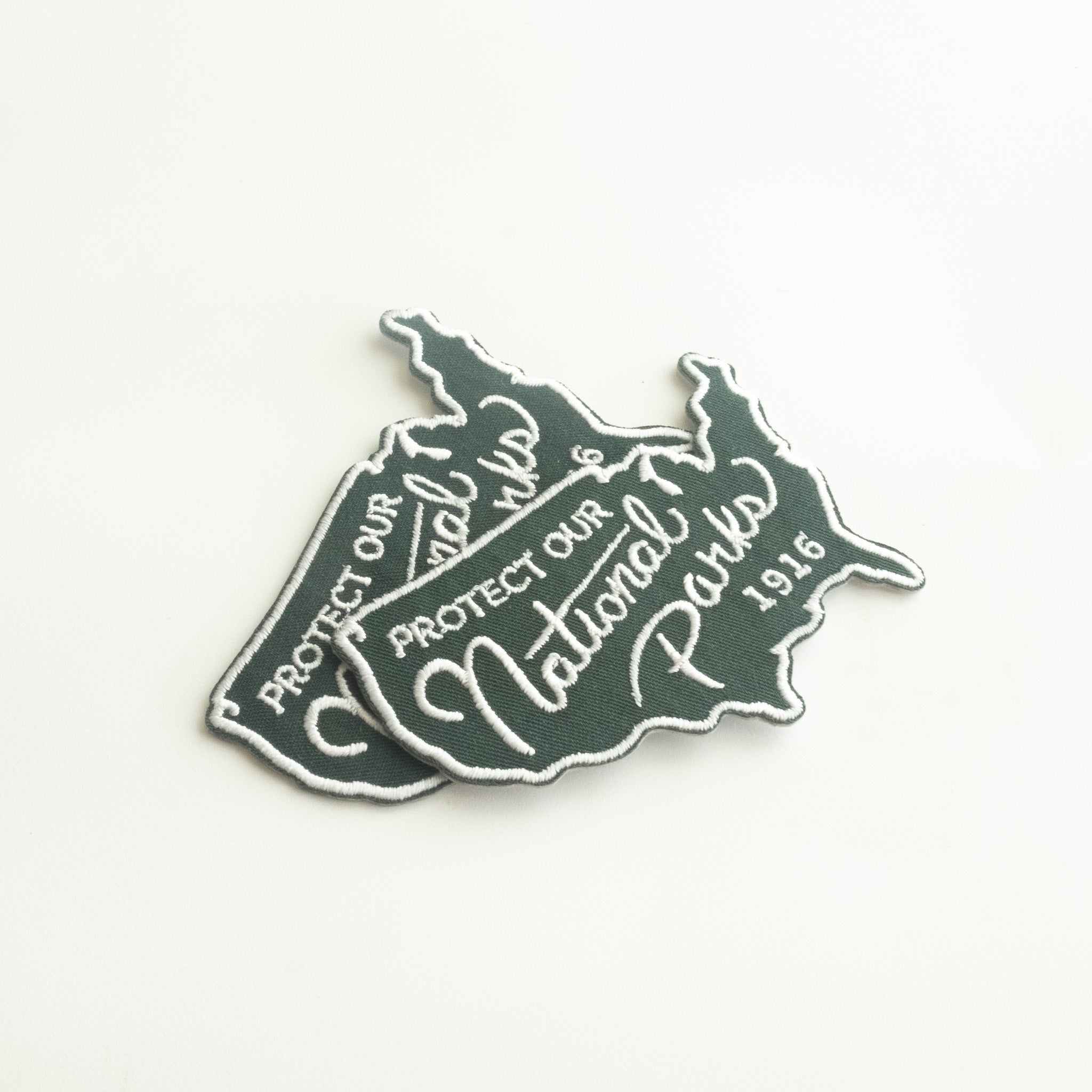 Support Our National Parks - Iron On Patch - USA