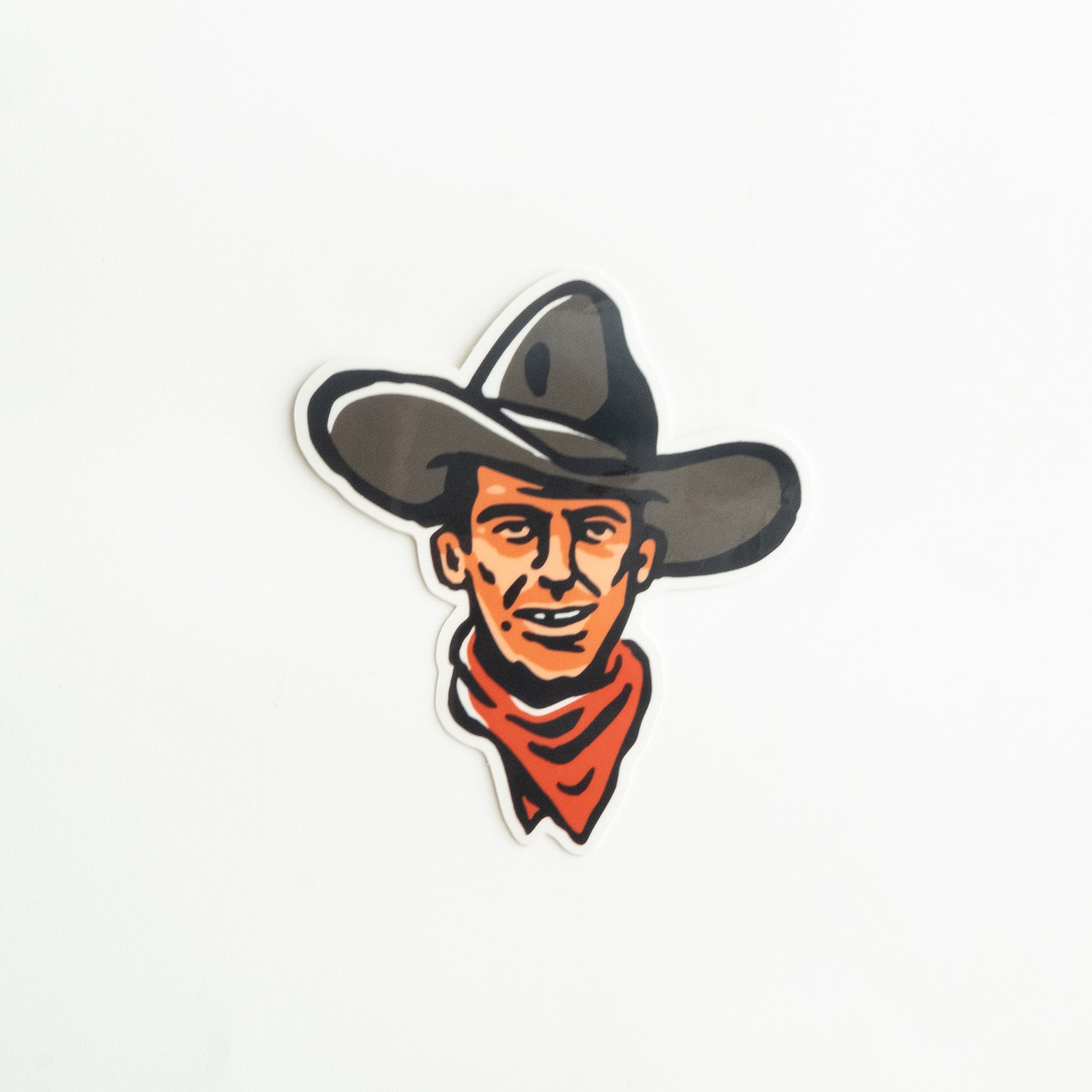 Outlaw Cowboy Three Pack of Vinyl Stickers