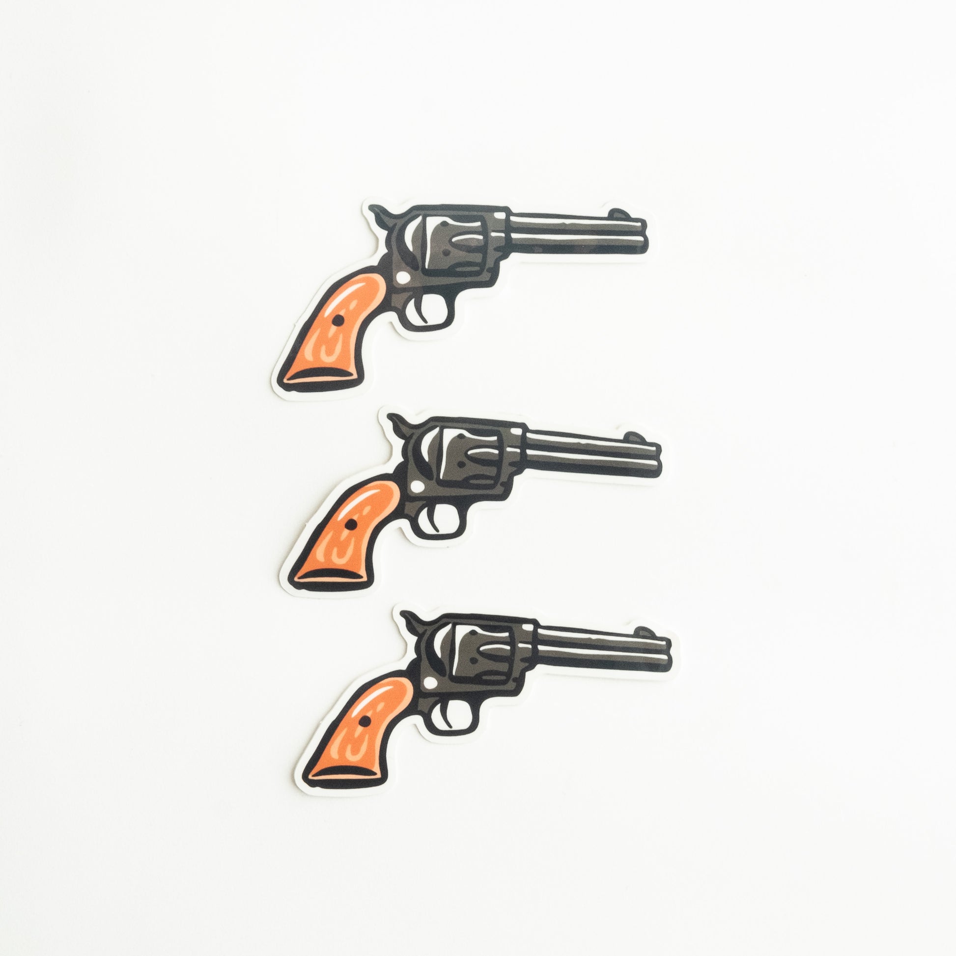 Revolver Vinyl Sticker - Western Six-Shooter