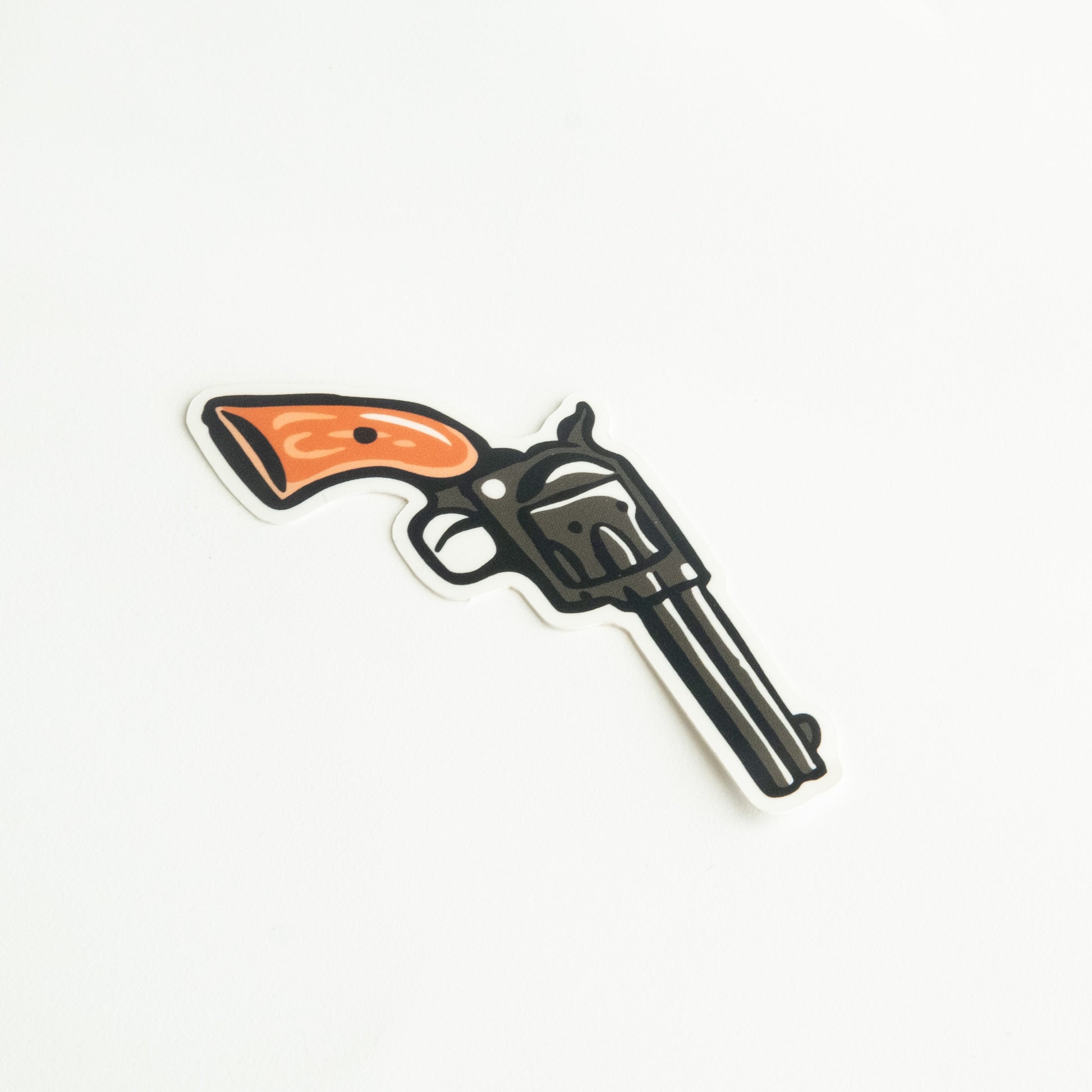 Revolver Vinyl Sticker - Western Six-Shooter