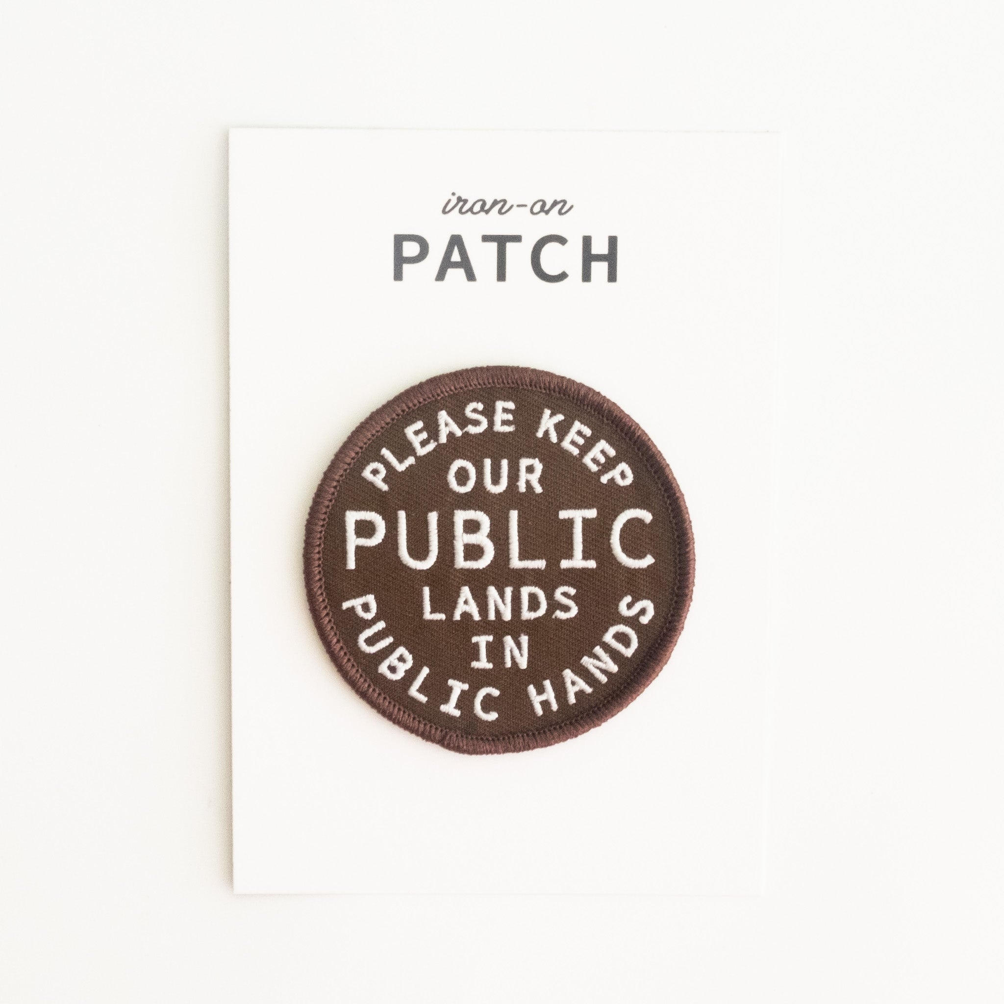 Keep Our Public Lands, In Public Hands - Iron On Patch