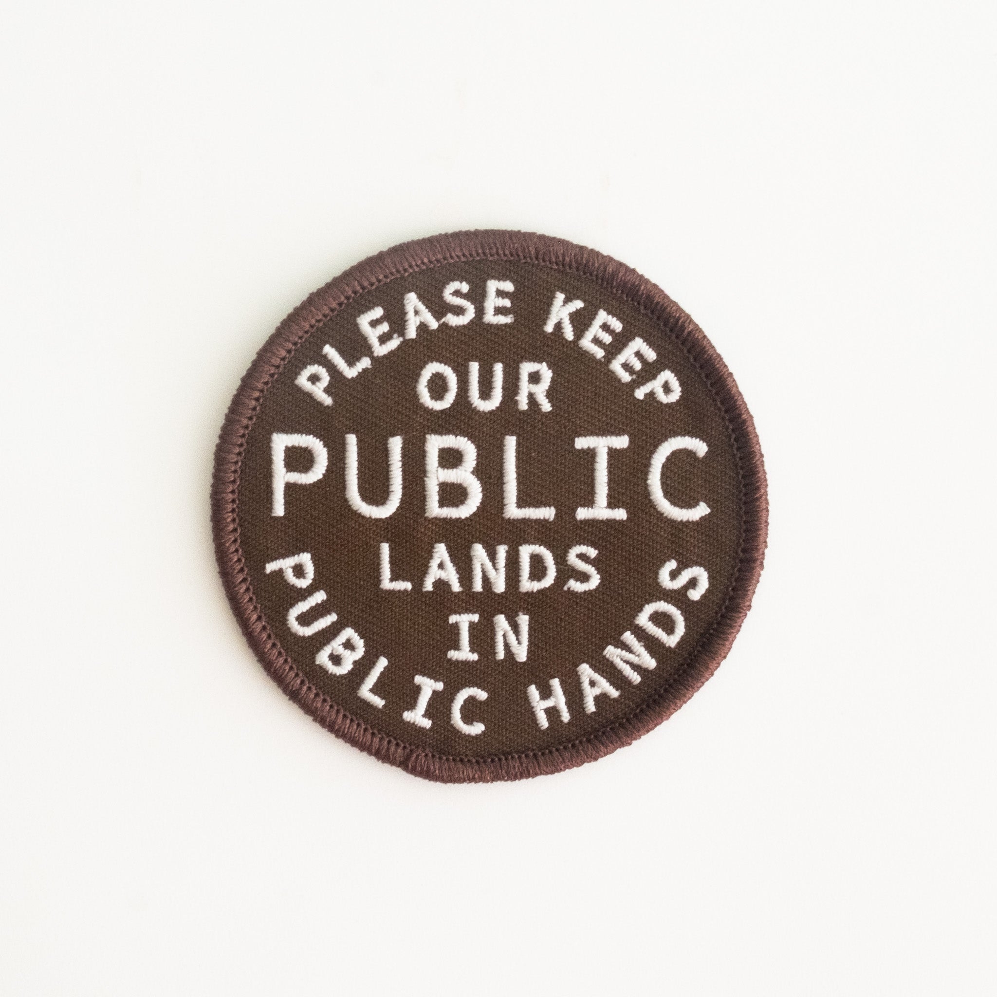 Keep Our Public Lands, In Public Hands - Iron On Patch