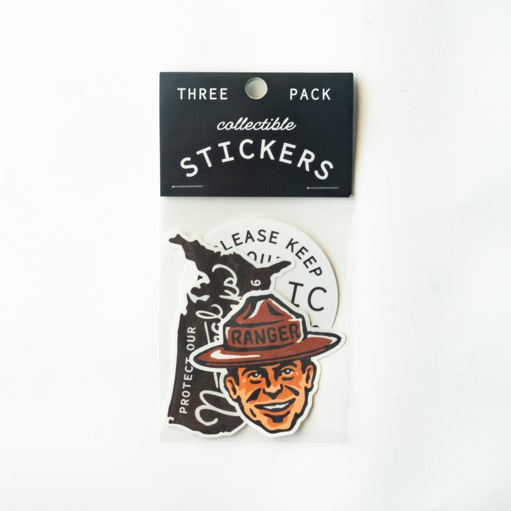 National Park Vinyl Stickers - Three Pack