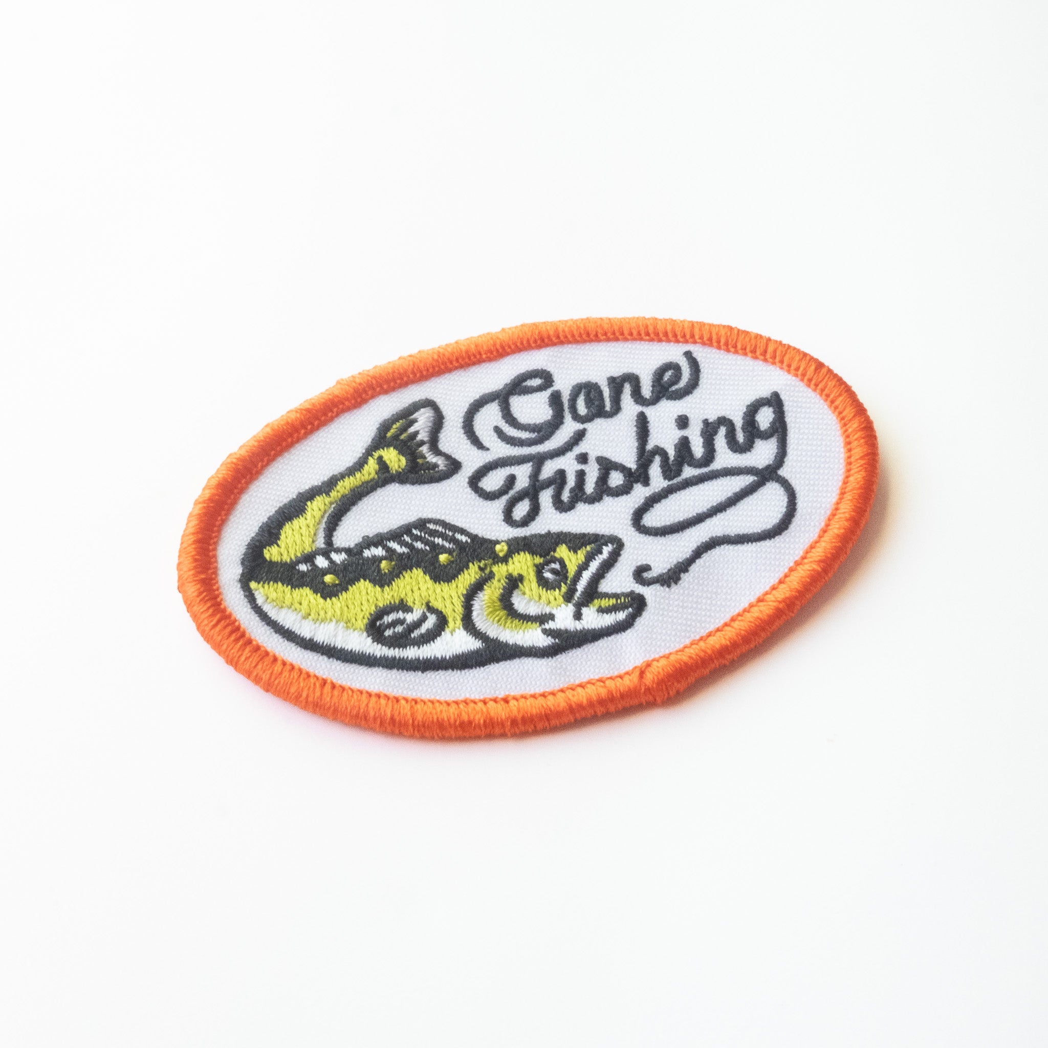 Gone Fishing - Iron On Patch