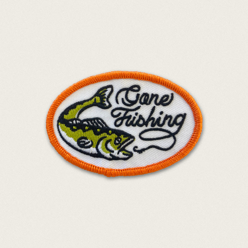 Gone Fishing - Iron On Patch
