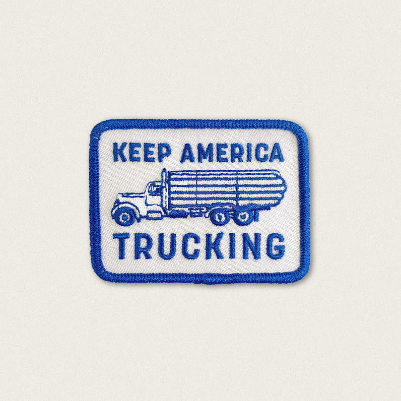 Keep America Trucking - Iron On Patch