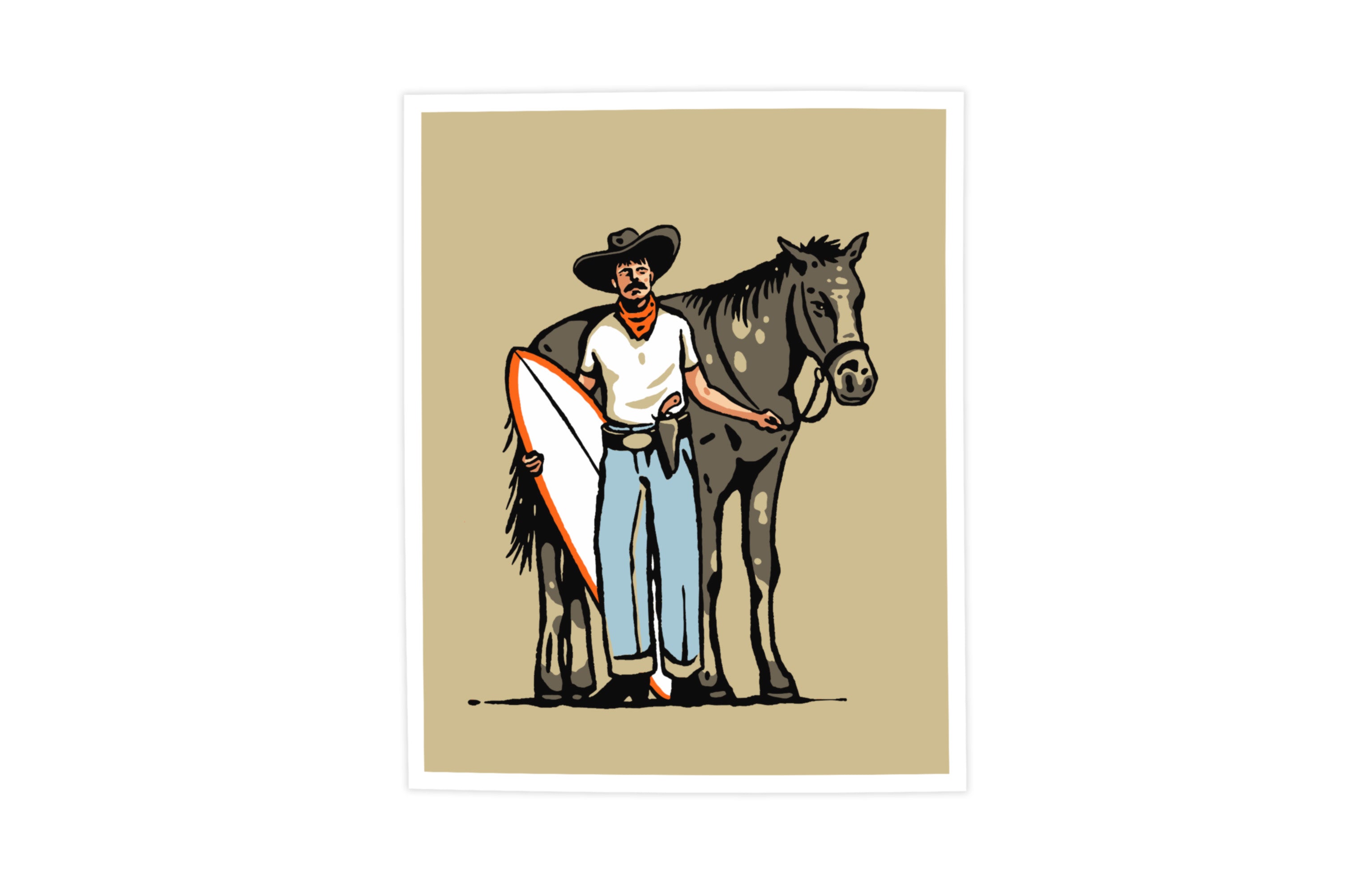 Cowboy Print - Illustration