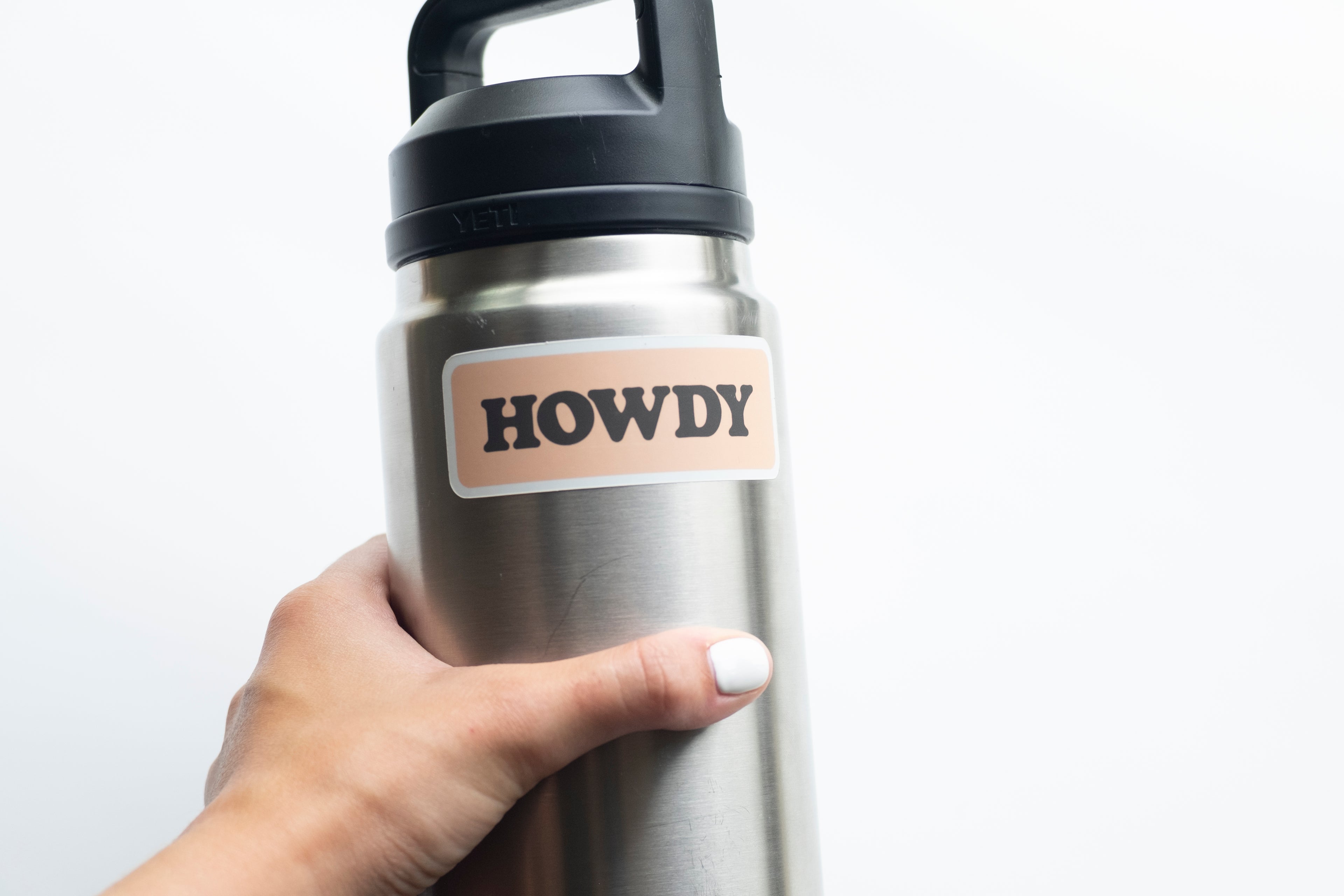 Howdy vinyl sticker