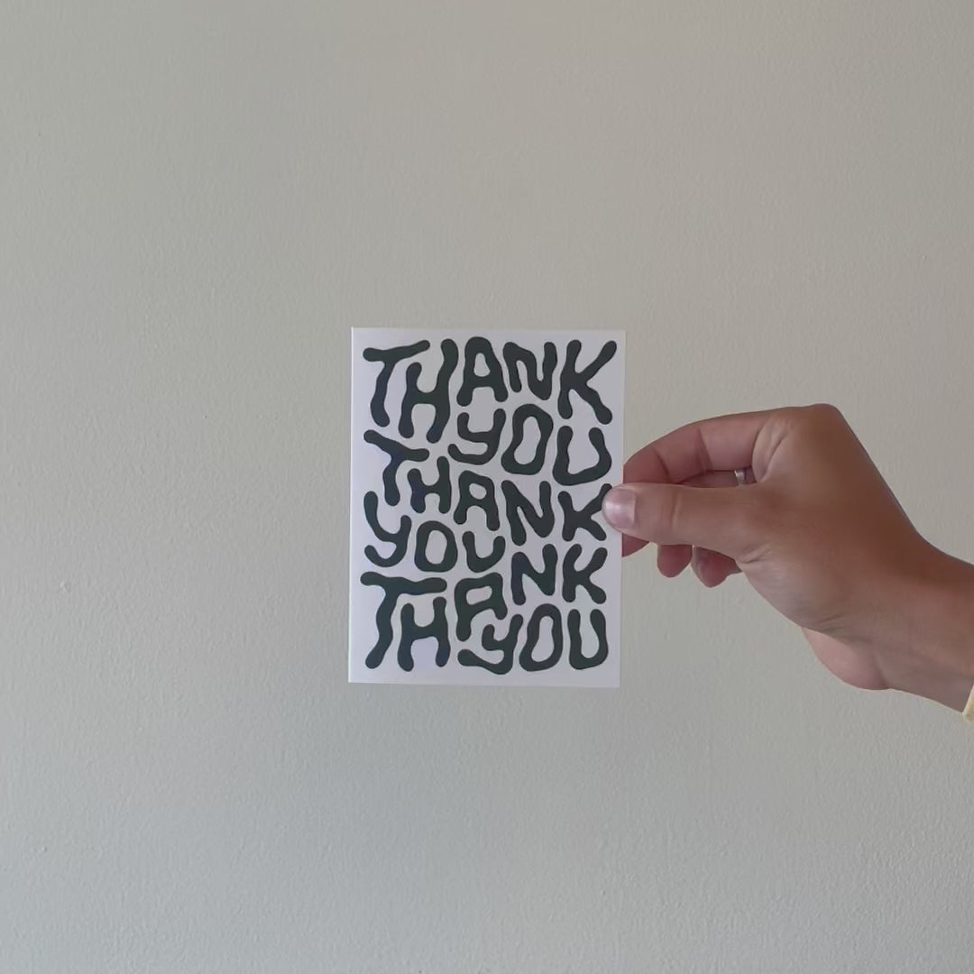 Thank You - Blank Card