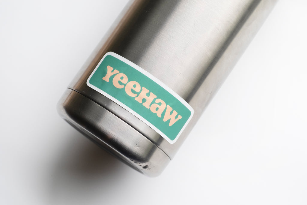 Yeehaw vinyl sticker
