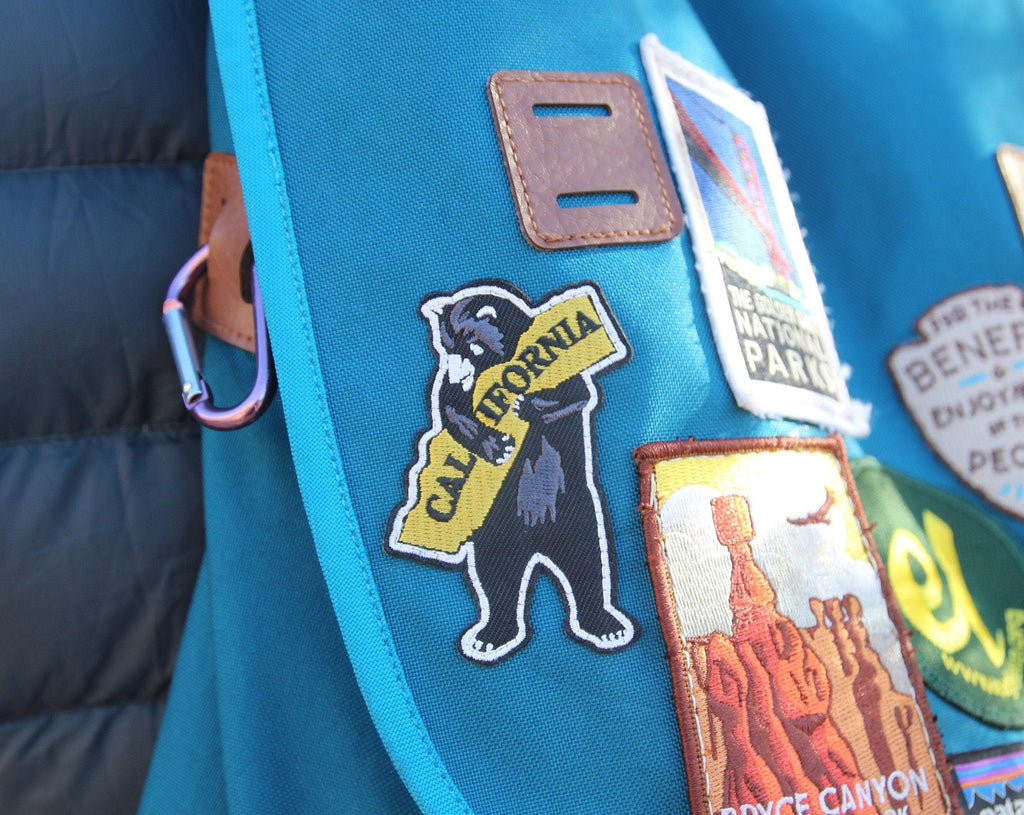 I Love You California Bear - Iron On Patch